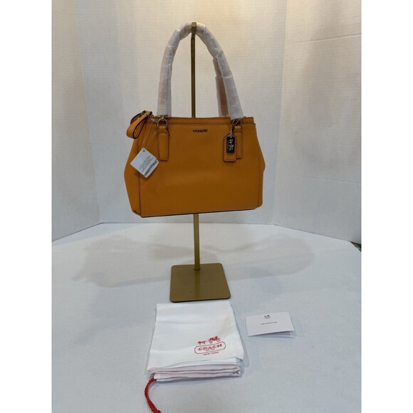 Coach Handbags - Coach 30402 Madison Mini Christie Carryall Shoulder Bag Bright Mandarin NEW NWT